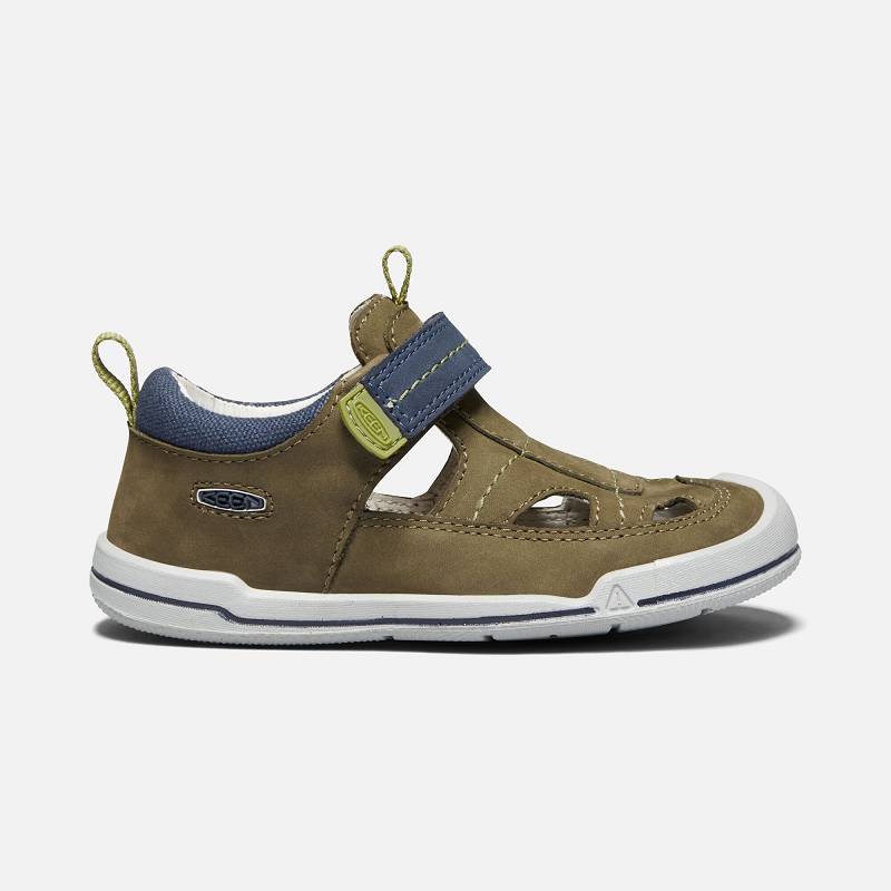 Keen Sprout Fisherman Trekkingsandalen Kinder DE-71260 Dark Olive/Moss - Keen Kinderschuhe Olivgrün